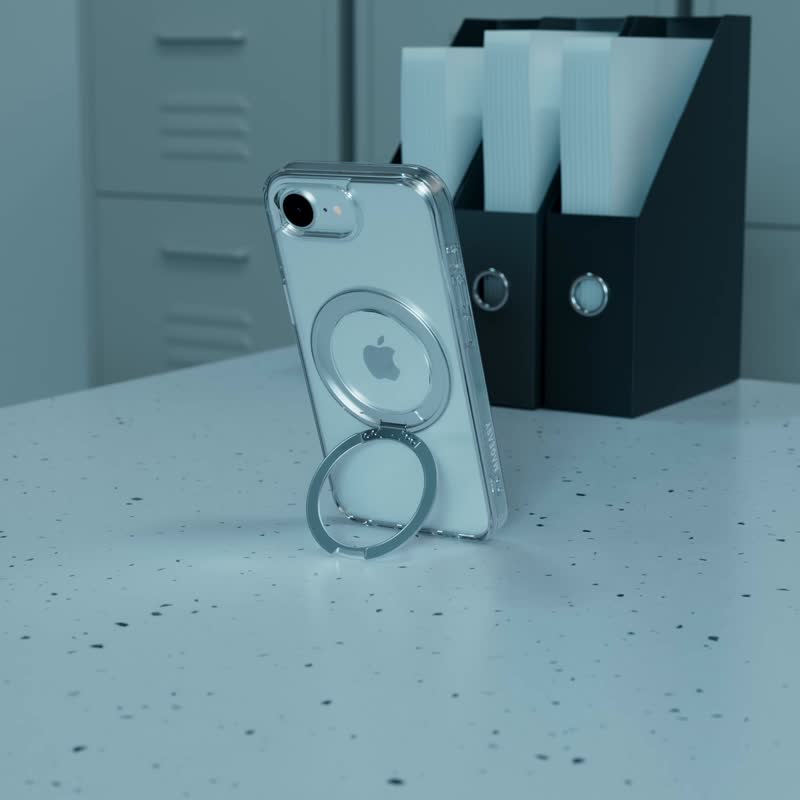 iPhone 16e MagStand 360 M 磁吸旋转支架防摔手机壳 - 手机壳/手机套 - 塑料 