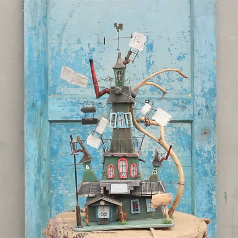 Handmade 100% Single Copy Art Décor  Somewhere in the Black Forest - 其他 - 木头 绿色