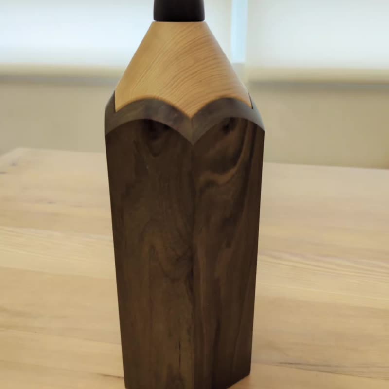 大 Pencil - 铅笔型木盒 全回收木料木盒 - 笔筒/笔座 - 木头 