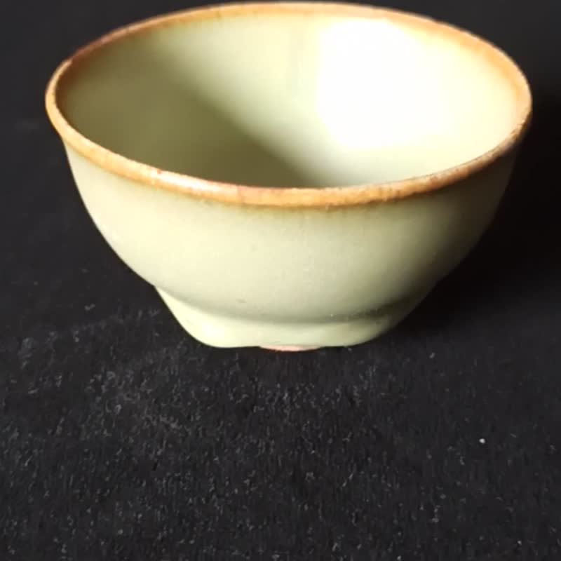莺歌陶瓷名家青瓷釉茶杯瓦斯窑还原烧垂釉绝美 - 茶具/茶杯 - 陶 多色