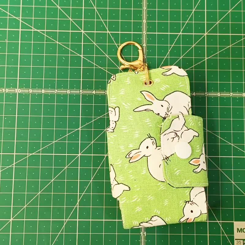 双扣布作钥匙包 - 钥匙链/钥匙包 - 棉．麻 