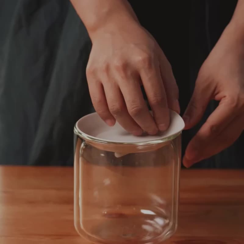 【HMM】太空玻璃罐  两色 250g 半磅约700ml - 收纳用品 - 玻璃 银色