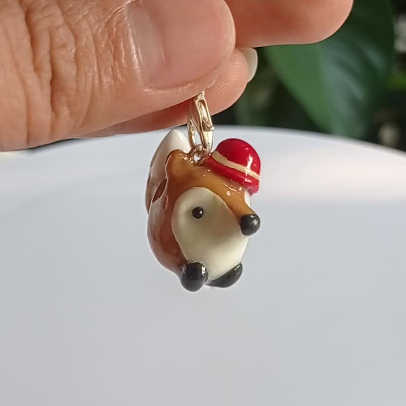 红狐狸手机座、帽子收藏家 - 钥匙链/钥匙包 - 其他材质 咖啡色