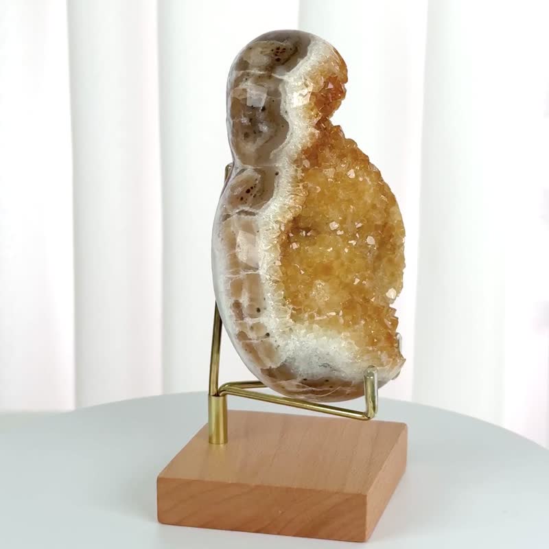 巴西黄晶花生 730530 - 摆饰 - 水晶 黄色