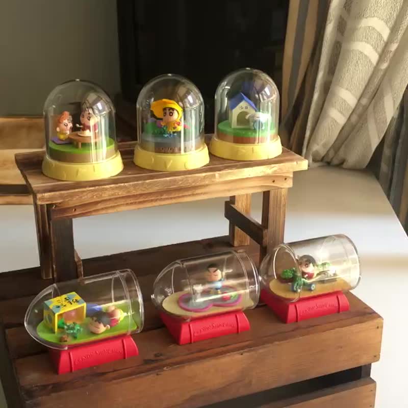 【毕业季/包邮/特惠】蜡笔小新瓶中生活系列共六种 - 摆饰 - 树脂 多色