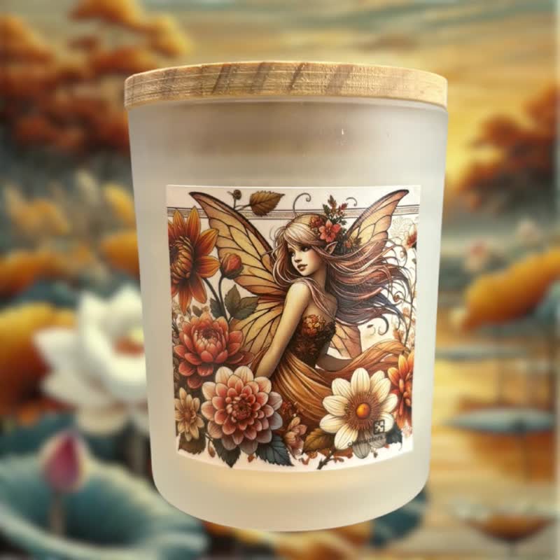秋之韵味香氛调香圆杯蜡烛  天然大豆椰子蜡 可适用融蜡灯 - 蜡烛/烛台 - 蜡 咖啡色