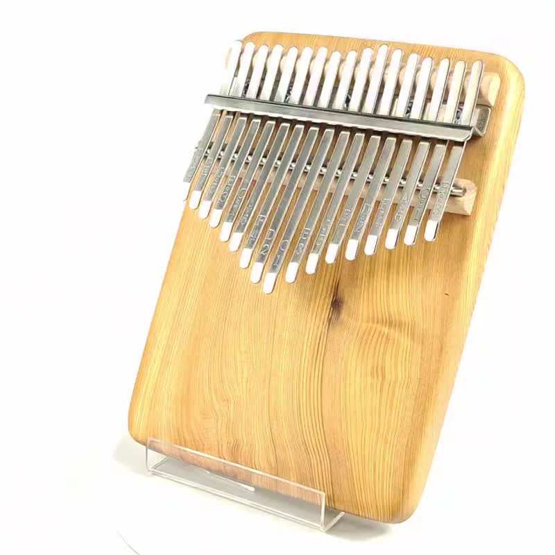 台湾红桧拇指琴/17音拇指琴/KALIMBA - 吉他/乐器 - 木头 卡其色
