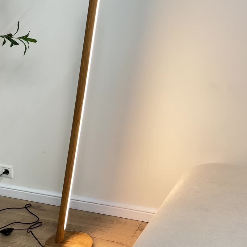 木质落地灯，圆形落地灯，客厅高现代立灯 - 灯具/灯饰 - 木头 
