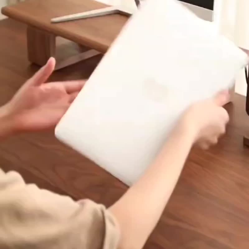 IPAD立式支架  笔记本支架  胡桃木 可调节 - 收纳用品 - 木头 