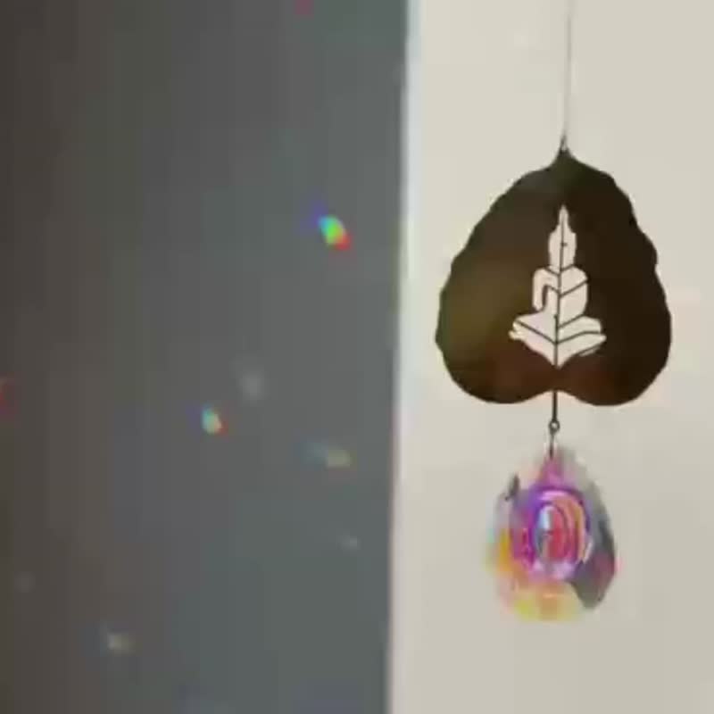 太阳捕手 制造彩虹 客厅 卧室 书房  佛 装饰 墙壁 窗台挂饰 摆饰 - 摆饰 - 铜/黄铜 金色