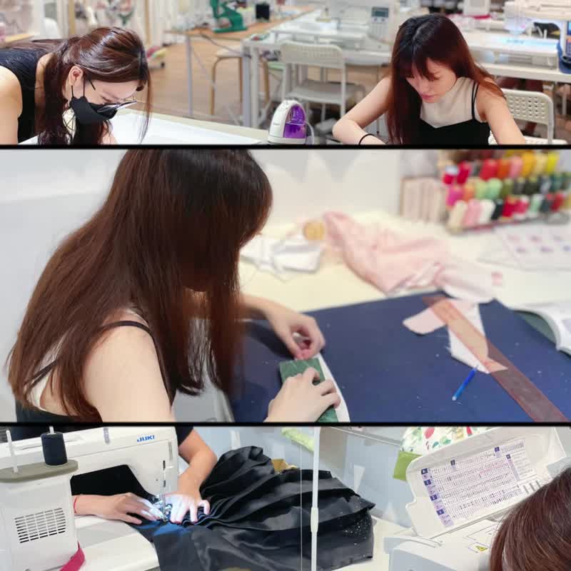 初学OK台北缝纫体验_幼童屁屁PP裤含教学设备材料无推销(现场选布 - 编织/羊毛毡/布艺 - 棉．麻 