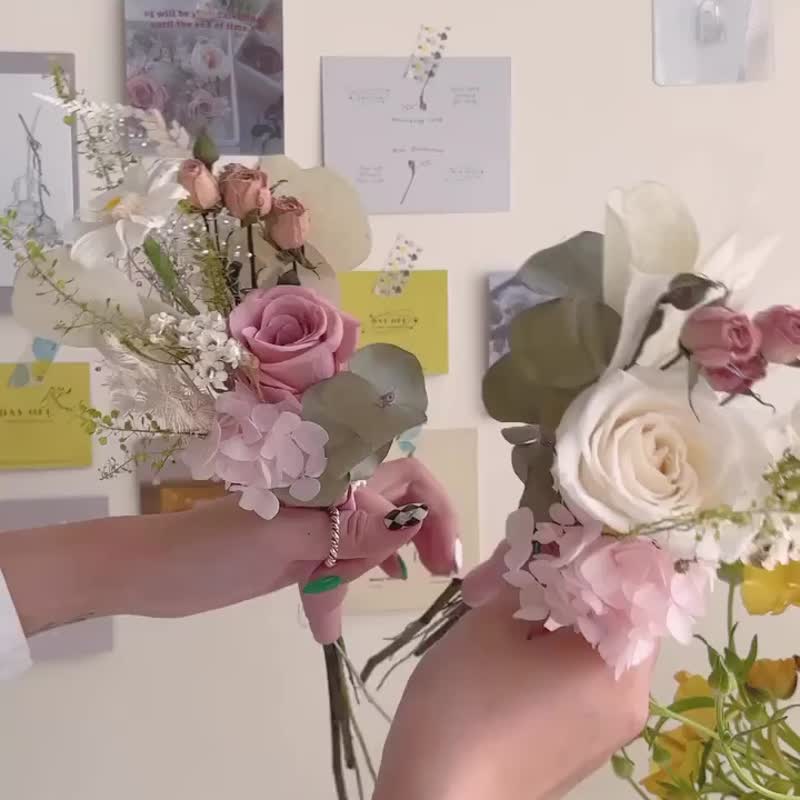 DAY OFF 分束捧花 永生花花捧花 结婚捧花 干燥捧花 婚礼 结婚 - 干燥花/捧花 - 植物．花 
