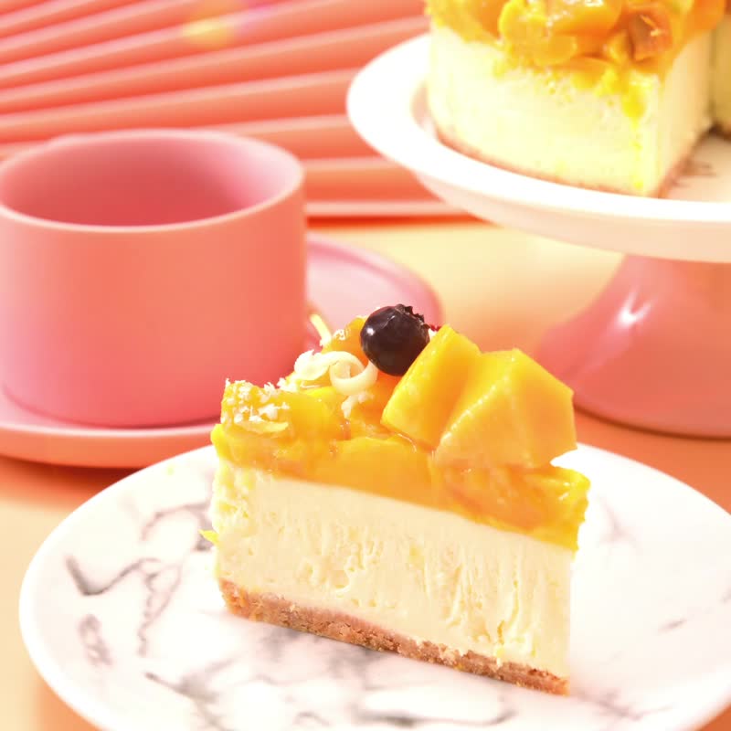 芒果季|多茄米拉|芒果重奶酪 (六寸)爆量鲜甜芒果超满足!浓郁奶酪 - 蛋糕/甜点 - 新鲜食材 橘色