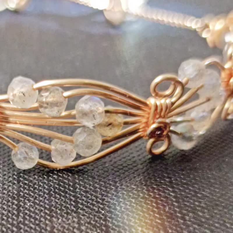 命运丝线Threads of Fate|摩伊拉女神|转运神器|改善磁场|灰月光 - 手链/手环 - 水晶 