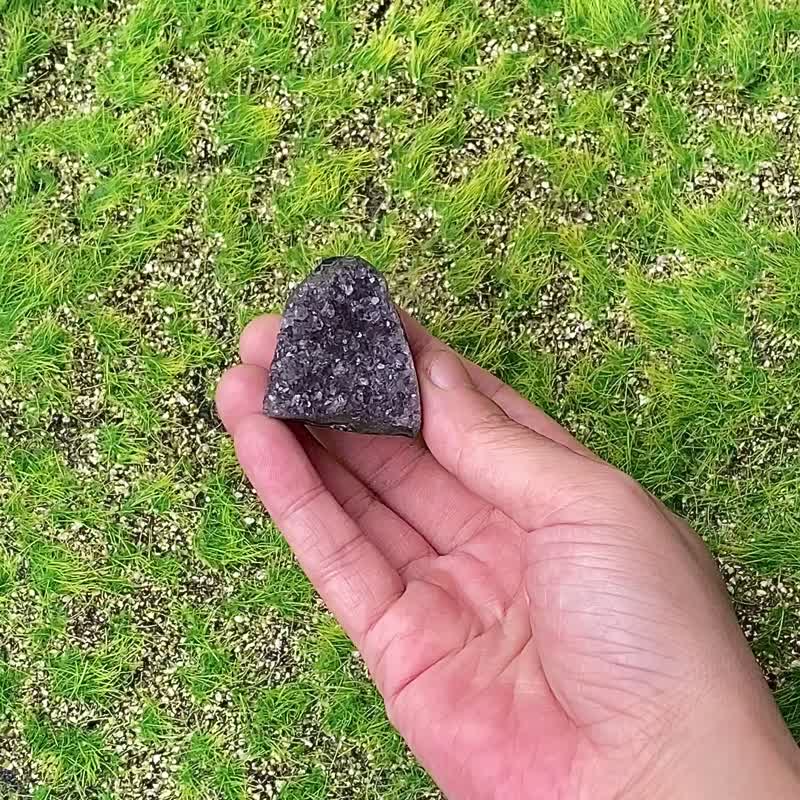 天然小小迷你满天星紫晶镇 紫水晶 办公室 风水摆件 快速出货 - 其他 - 水晶 紫色