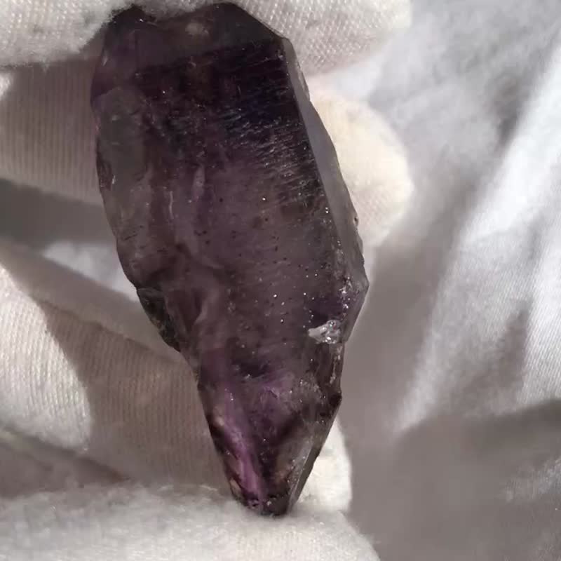 超七水晶 水胆 双尖 紫晶 草莓晶 紫水晶原石 城堡 骨干水晶 印记 - 摆饰 - 水晶 紫色