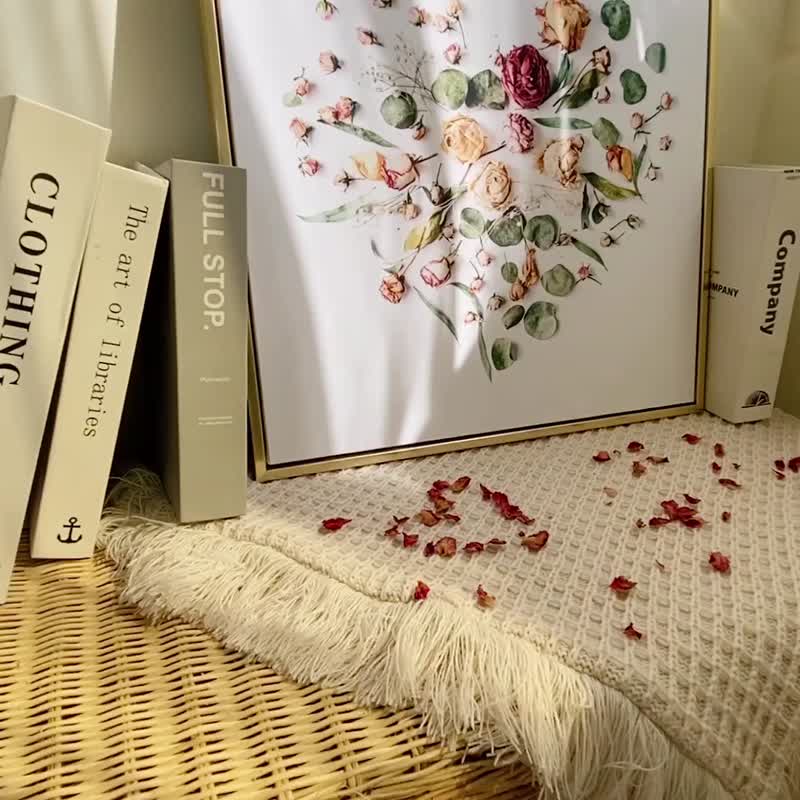 心花开II - 爱心鲜花摄影挂画/情人节礼物/周年纪念礼物/边柜摆设 - 海报/装饰画/版画 - 棉．麻 多色