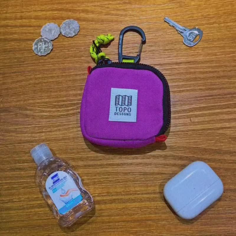 Square Bag 零钱包 小包 钥匙包 - 零钱包 - 棉．麻 多色