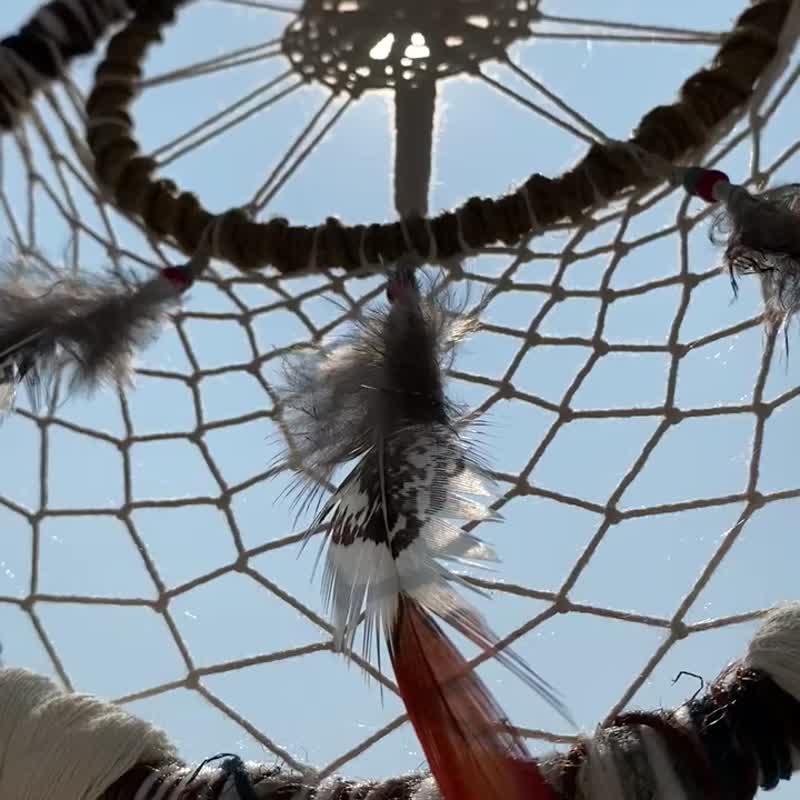 捕梦网挂饰 - Spider Grandmother - 摆饰 - 棉．麻 咖啡色