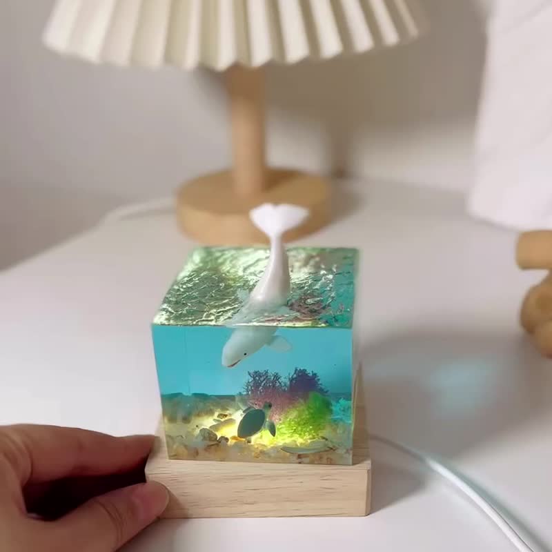 Resin Light 海洋手工树脂摆件/ 环氧树脂工艺品/海洋世界礼物 - 灯具/灯饰 - 树脂 多色