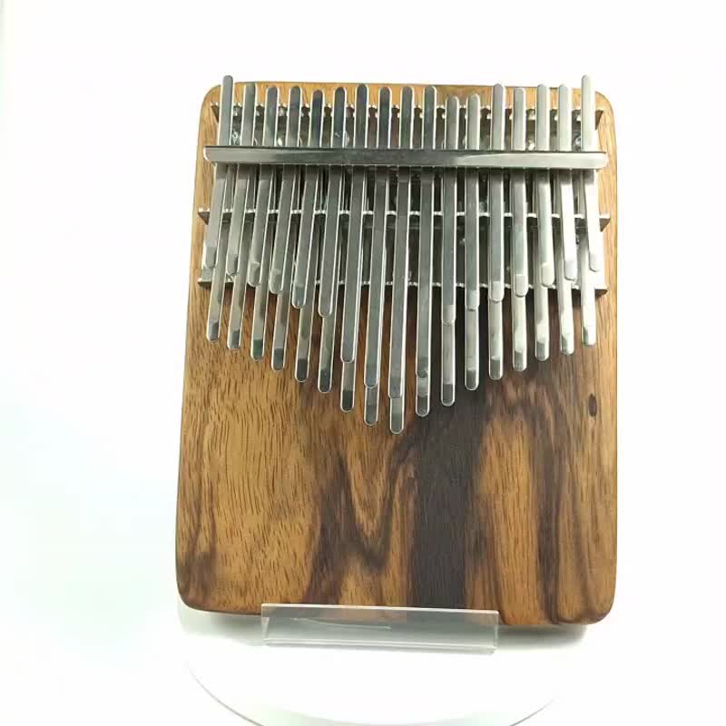 巴新胡桃拇指琴/34音拇指琴/KALIMBA - 吉他/乐器 - 木头 咖啡色