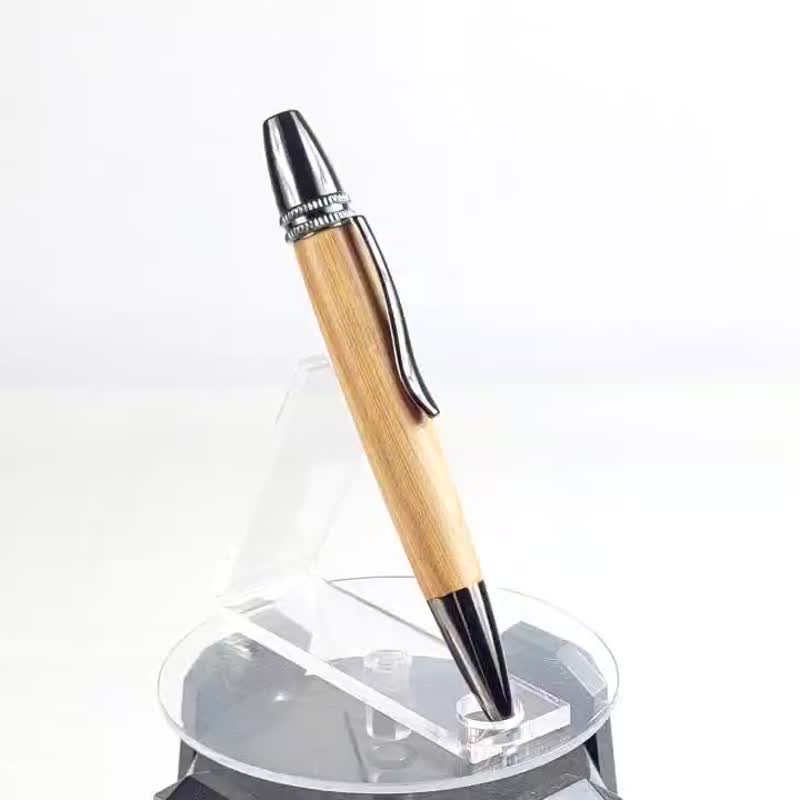 台湾红桧旋转原子笔/手工原子笔/KOBE手工笔 - 圆珠笔/中性笔 - 木头 