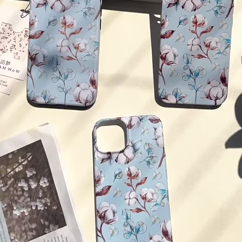冬日祝福 菲林手绘수채화 วินเทจลม小清新iPhone保护壳 - 手机壳/手机套 - 硅胶 