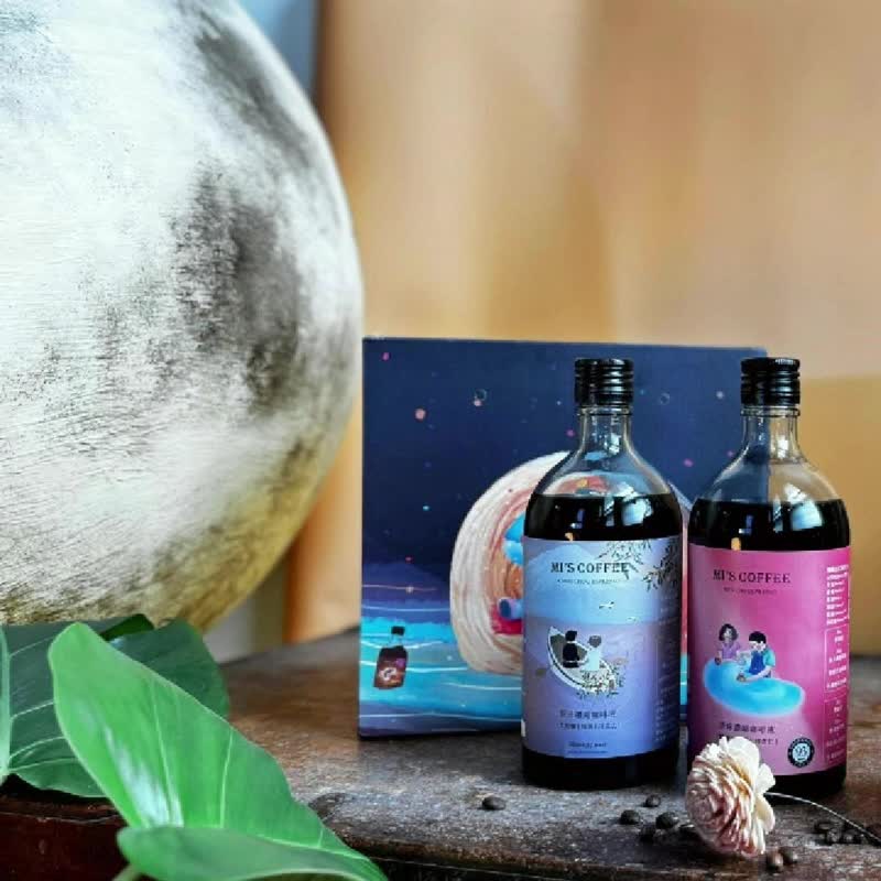 【咖啡礼盒】两款独特风味浓缩 x 500ml (可任搭两款) - 咖啡 - 玻璃 黑色