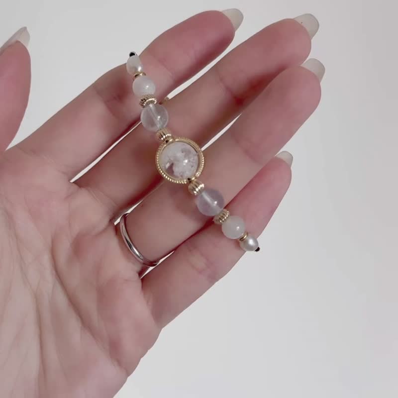 Mimis设计款 人鱼泪  胎毛水晶手链 - 婴儿饰品 - 水晶 