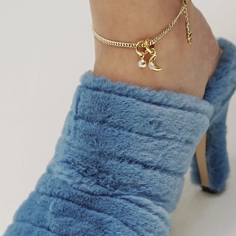 Heritage of Charms : Anklet SET - 手链/手环 - 纯银 金色