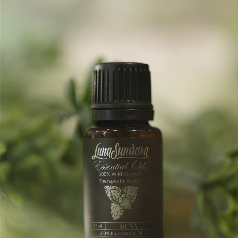100% 野生Muña印加薄荷精油_15ml - 香薰/精油/线香 - 精油 咖啡色
