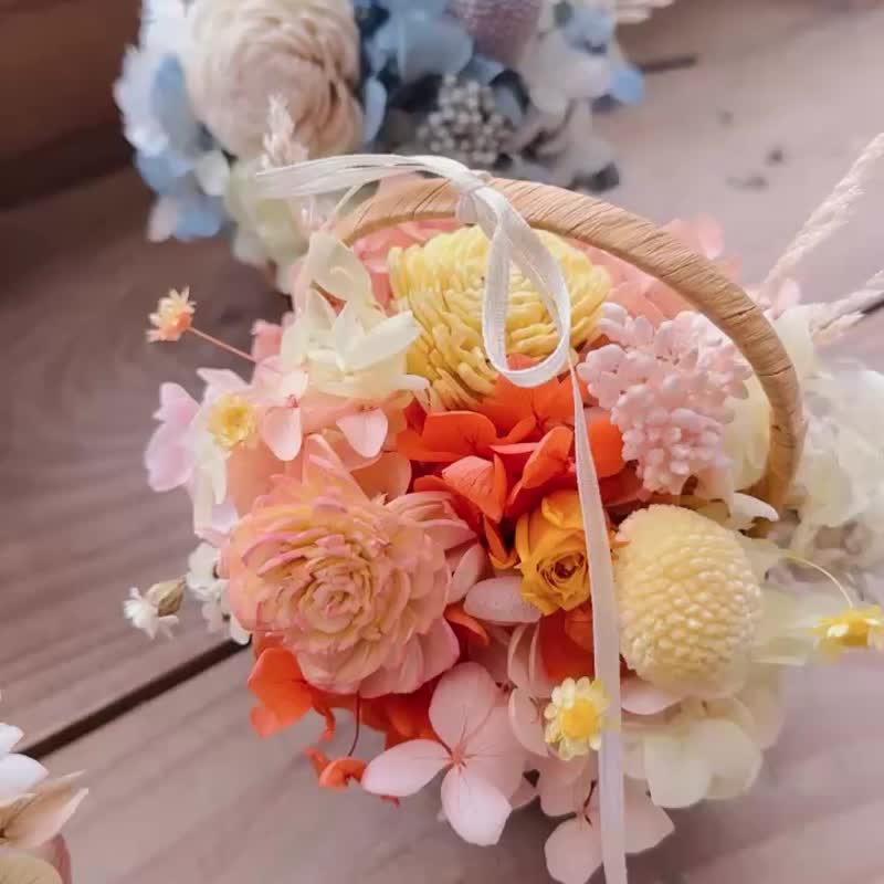【预约体验】春日浪漫不凋小花篮x企业团体x新竹竹北x文化币 - 植栽 - 其他材质 