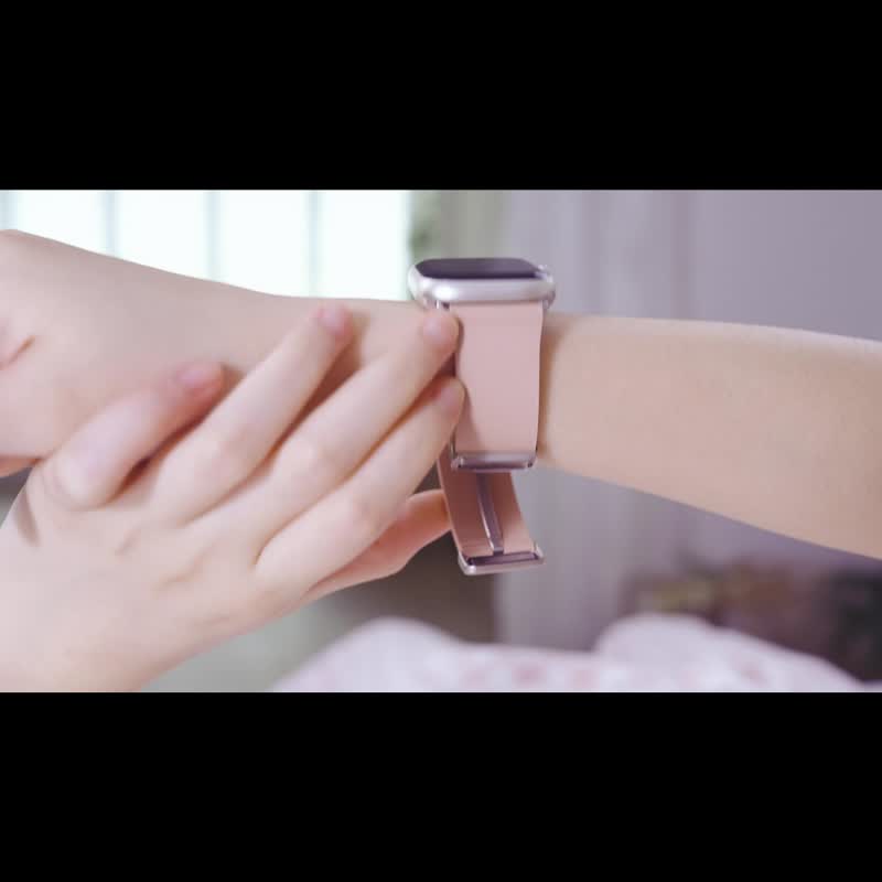 【悠游卡官方认证】Apple Watch 皮革悠游卡表带_超耐用软版晶片 - 造型悠游卡/交通卡 - 真皮 白色