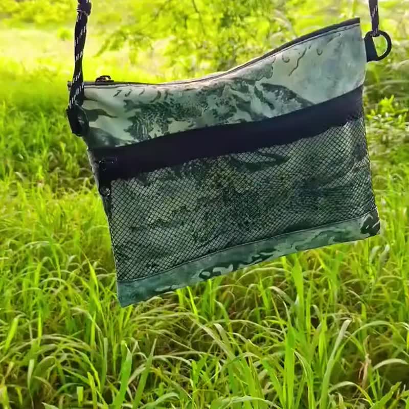 Abisko Crossbody Bag 永昼 斜背包 这不是白迷彩 Lapporten 北极 - 侧背包/斜挎包 - 聚酯纤维 灰色