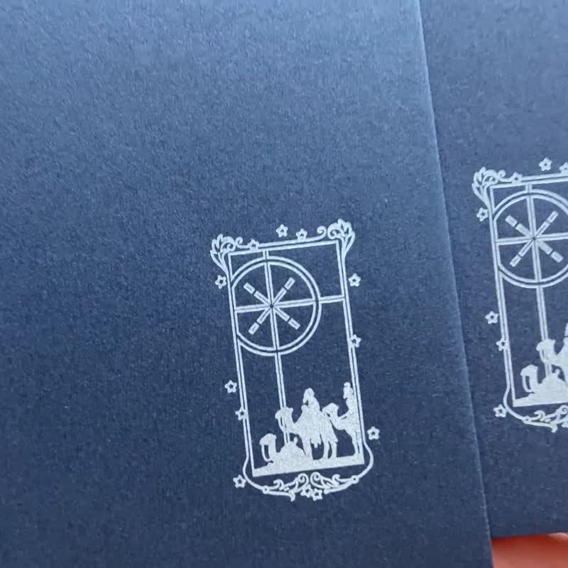 迷你字母套装/附笔-Holiday-凸版印刷 - 信封/信纸 - 纸 白色