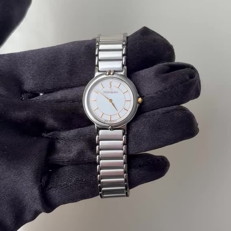 YSL中古表/复古时钟/时钟/老表/vintage watch/女表 - 女表 - 其他金属 银色