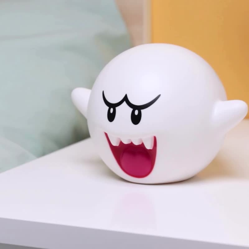 【毕业礼物】任天堂MARIO玛利欧害羞幽灵 BOO 发声灯 - 灯具/灯饰 - 塑料 白色