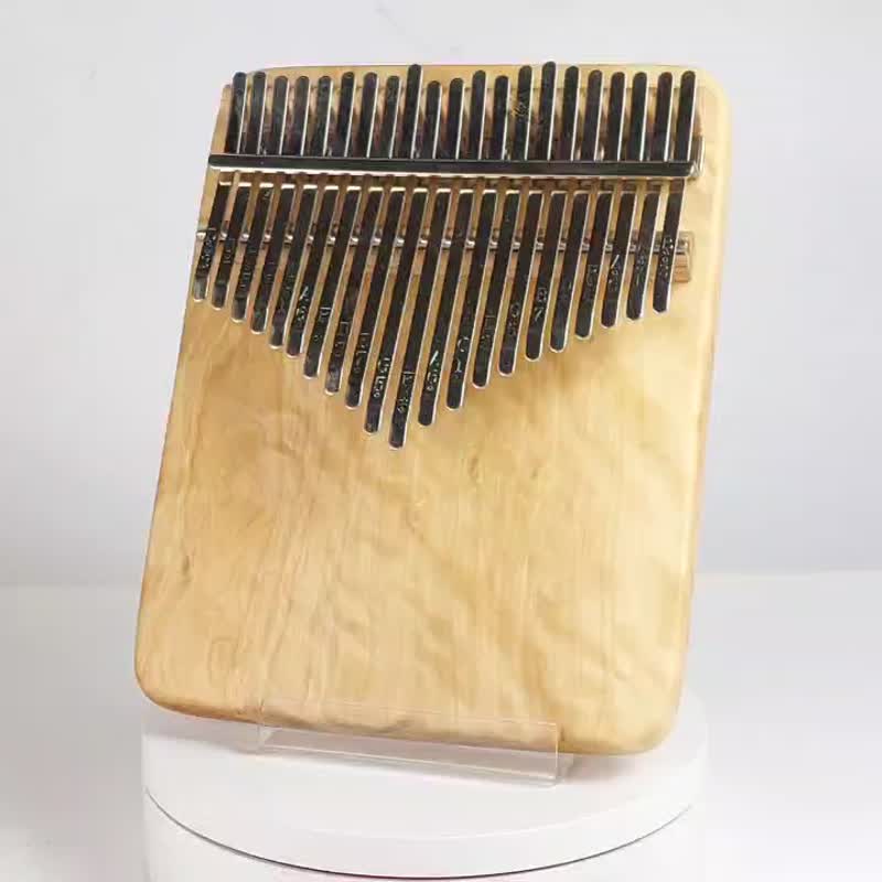 黄杞木(闪花)拇指琴/21音拇指琴/KALIMBA - 吉他/乐器 - 木头 金色