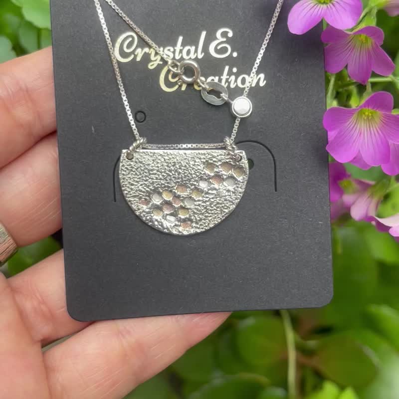 半圆的异想世界 - 项链 - 纯银 