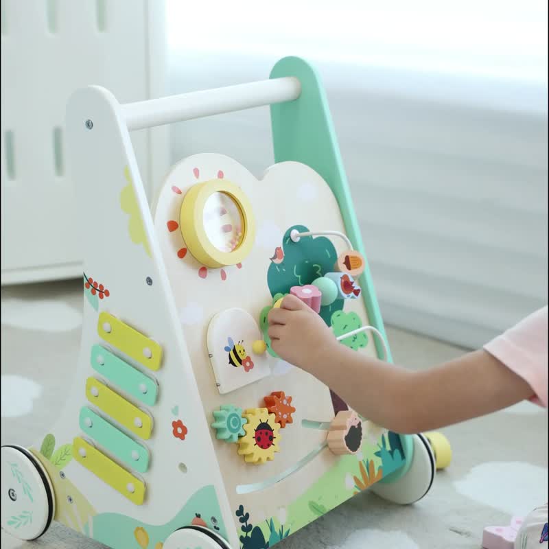 森林冒险学步车【适合12个月以上宝贝】 - 玩具/玩偶 - 木头 绿色