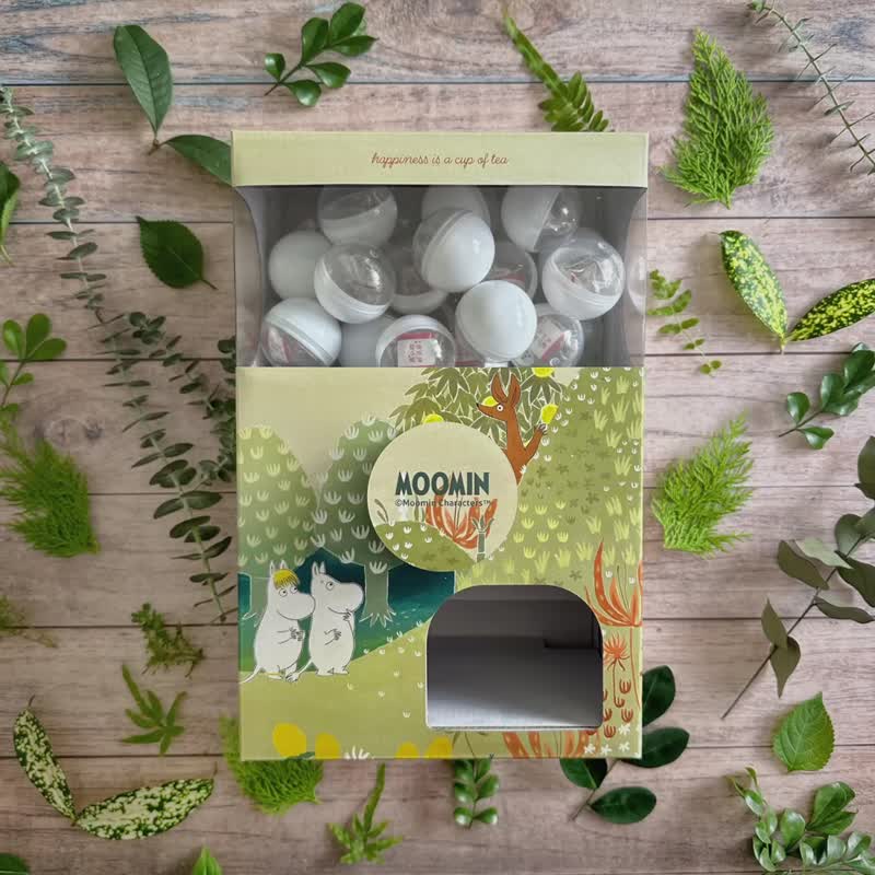 【Pinkoi x Moomin】(送小茶礼)果茶扭蛋机礼盒 附Moomin金句纸条 - 茶 - 新鲜食材 