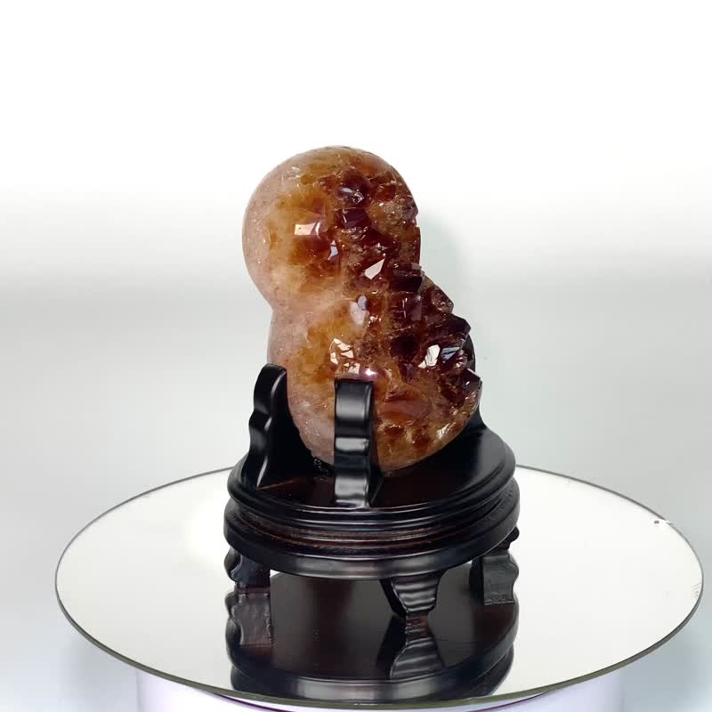 巴西黄晶花生 040362 - 摆饰 - 水晶 黄色