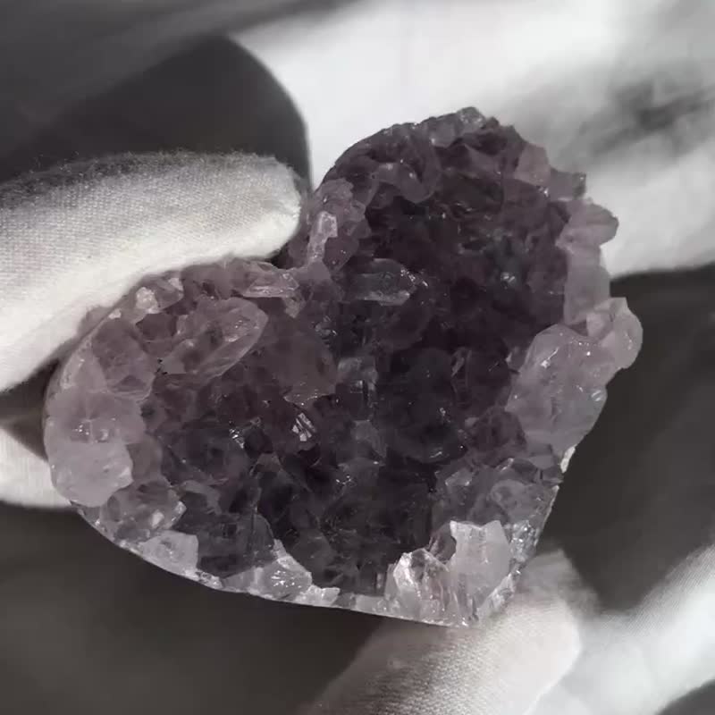 紫水晶 紫晶簇 紫镇 矿标 水晶簇 水晶原矿 摆设 原石 crystal - 摆饰 - 水晶 紫色
