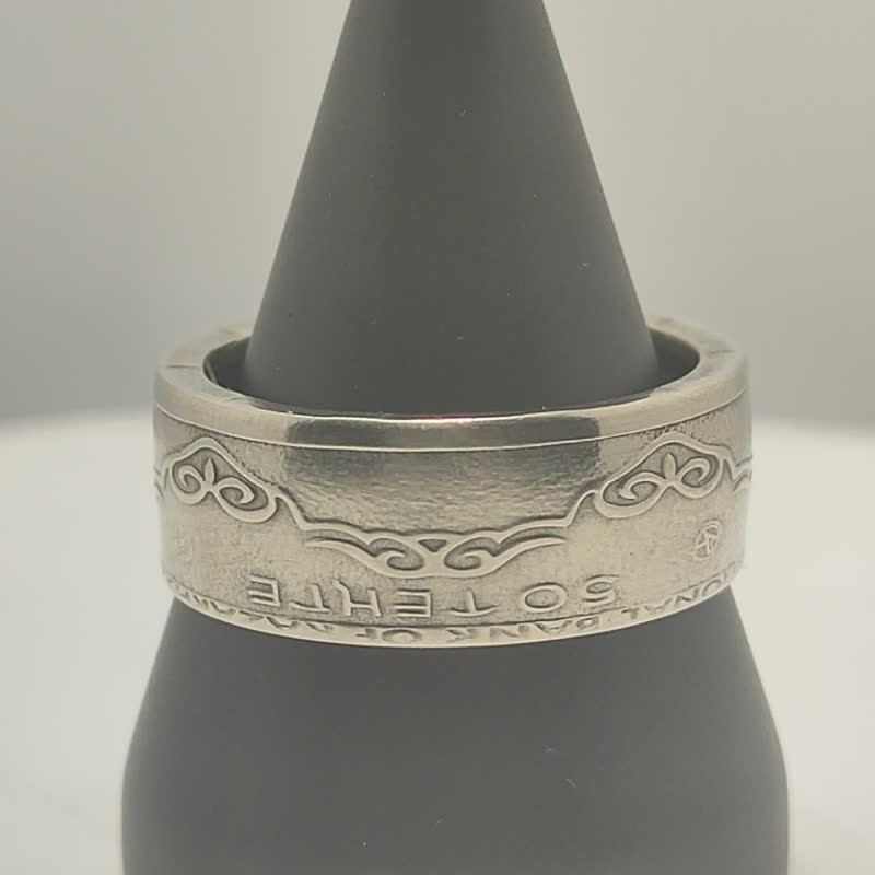 Kazakhstan Coin Ring 50 tenge 2014 coin rings for men coin rings for women - 戒指 - 其他金属 