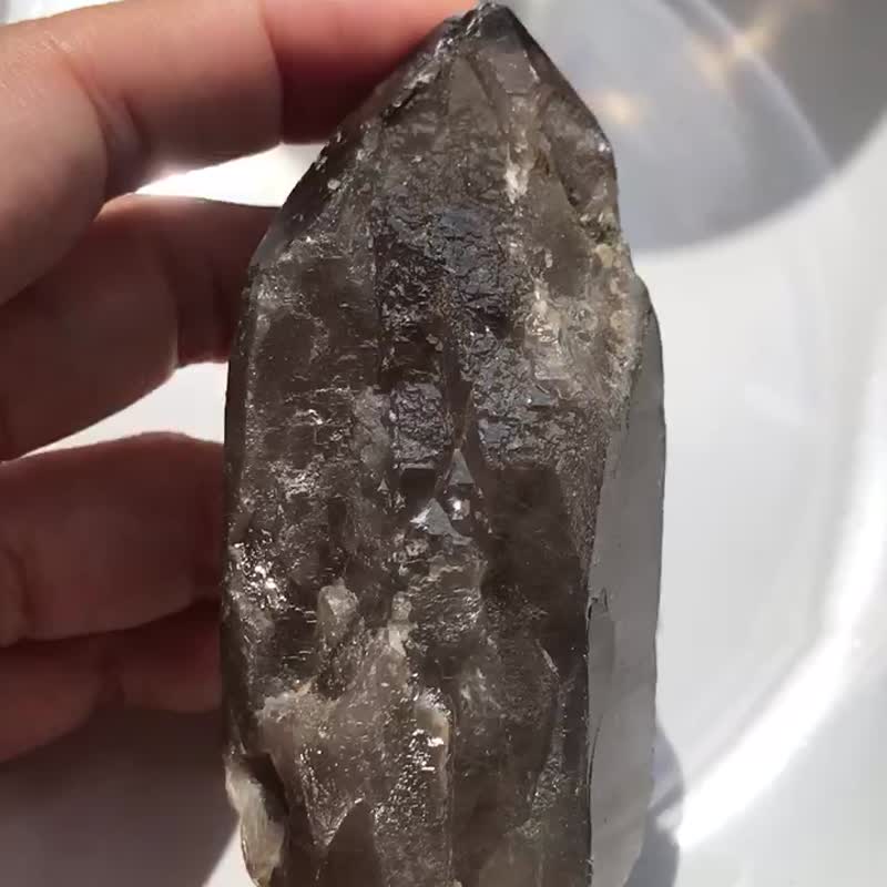 巴西 茶水晶簇城堡 级级升 矿标 天然原石  水晶原矿 水晶 - 摆饰 - 水晶 卡其色