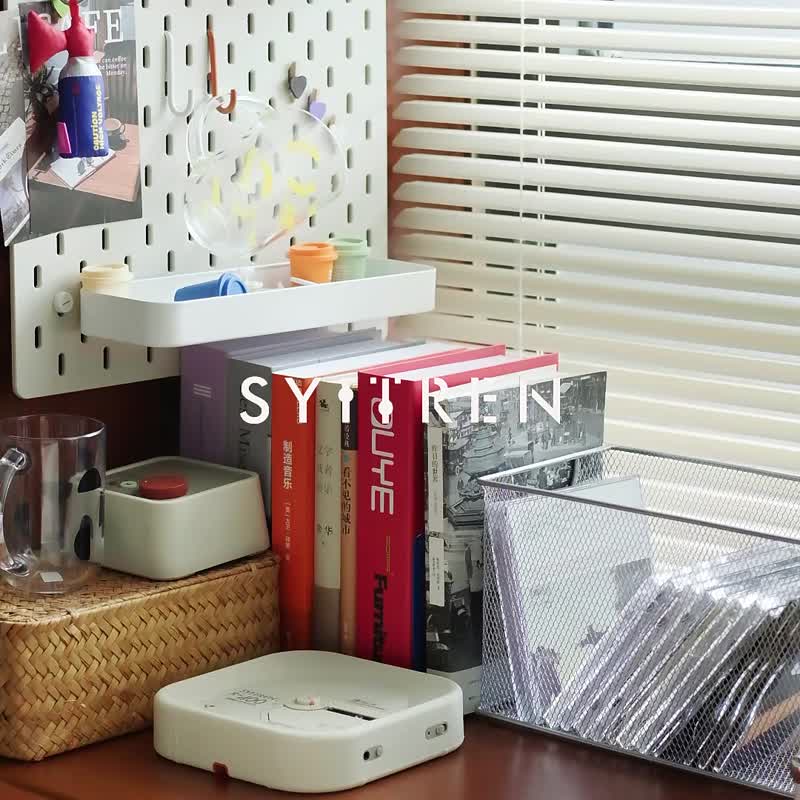 赛塔林 Syitren R400 CD player 壁挂架 展示架 简约设计款 - 置物架/篮子 - 塑料 橘色
