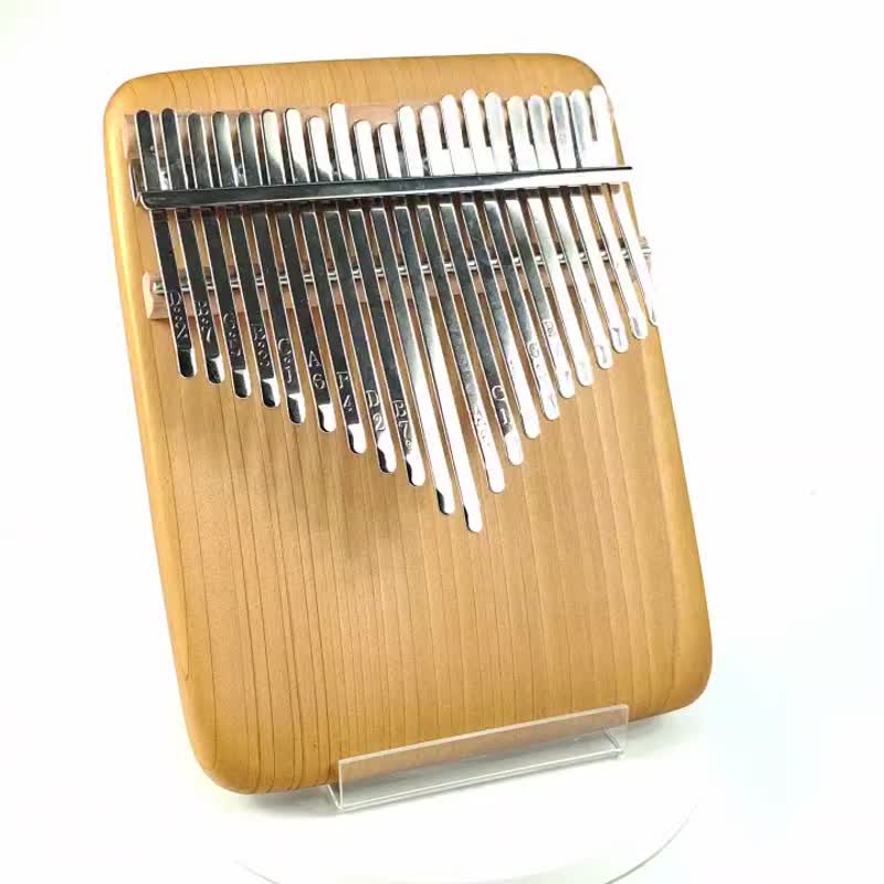 美西侧柏拇指琴/21音拇指琴/KALIMBA - 吉他/乐器 - 木头 金色