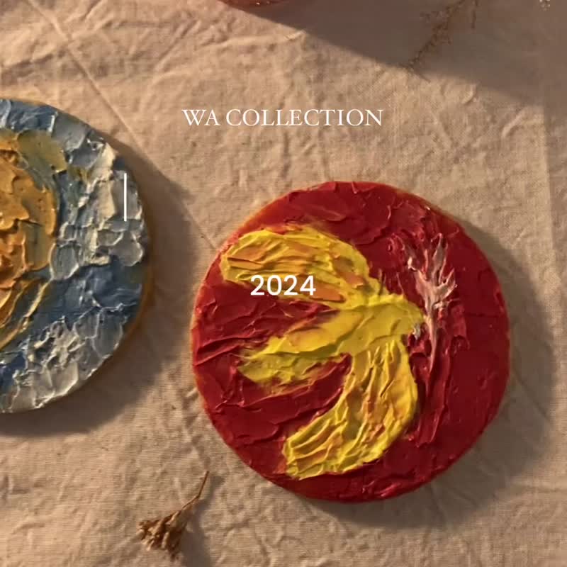 【预购】Art You Can Eat 饼干画布 - 手工饼干 - 其他材质 橘色