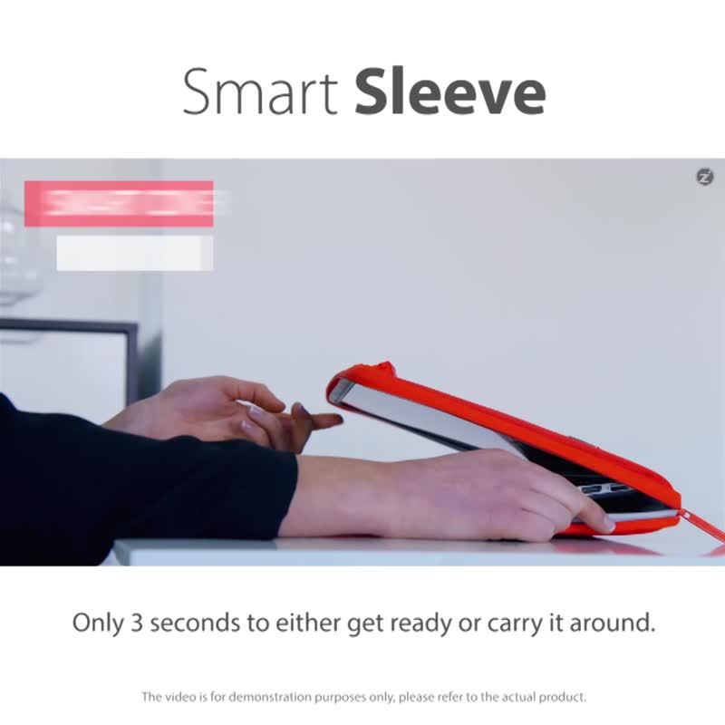 Smart Sleeve 亚麻支架电脑包保护套-M1/M2 MacBook 13/14/16寸 - 电脑包 - 其他材质 白色