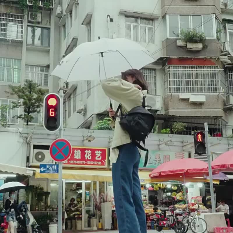 墨黑色 4色 親子款輕便防潑水後背包 旅行戶外包 兒童雙肩包 11吋 - 侧背包/斜挎包 - 尼龙 黑色